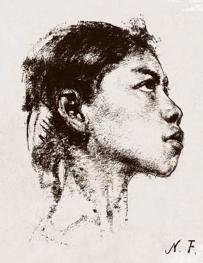  Nicolai Ivanovich Fechin —— 墨西哥女孩 (2)